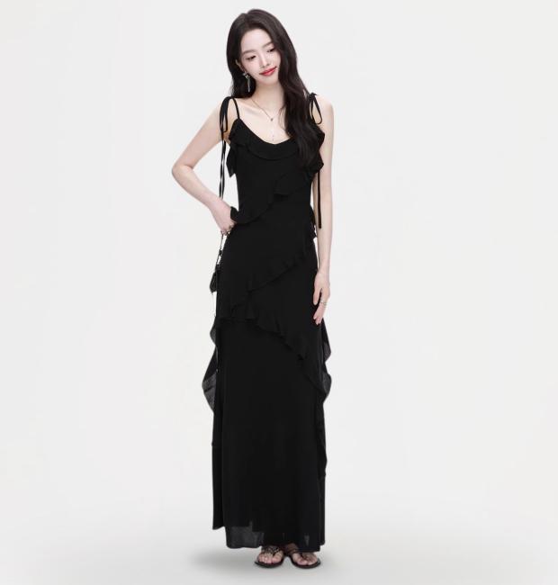 ĐẦM MAXI TUA RUA DÁNG DÀI
