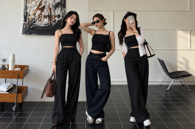 SET BASIC, 4 CÁCH MẶC: BÍ QUYẾT BIẾN HÓA OUTFIT HẰNG NGÀY