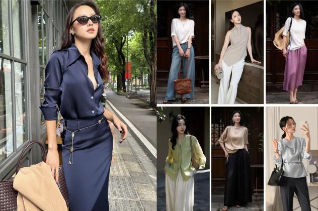 Phụ Nữ Tuổi 30+ Mặc Gì Để Sang Chảnh? 4 Mẫu Áo Lụa Này Sẽ Giúp Nàng Trở Thành Quý Cô Khí Chất | Kaylin