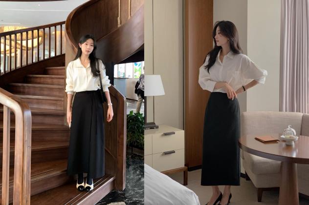 Công Sở Mùa Hè Mặc Gì Xinh? Bỏ Túi Ngay Combo Áo Sơ Mi/Blouse & Chân Váy "Chuẩn Thanh Lịch" Từ Kaylin